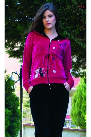 Женский велюровый костюм PlayNew (Турция)